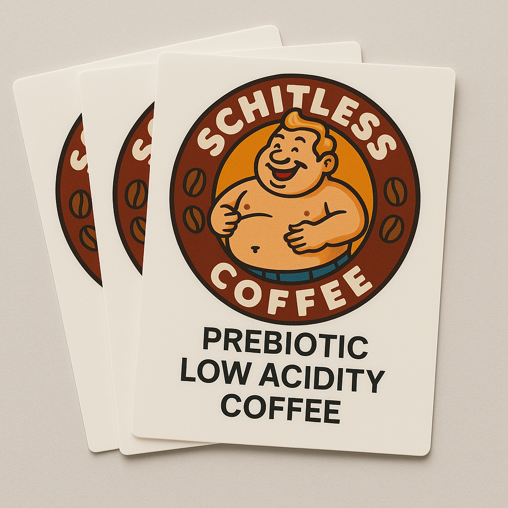 Schitless Coffee Stickers 3 Pack